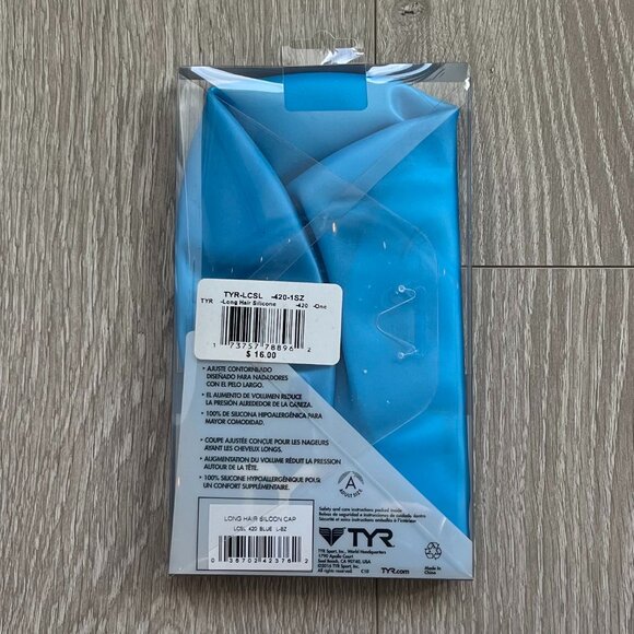 TYR Longhair Silicone Swim Cap NWT - Picture 2 of 4